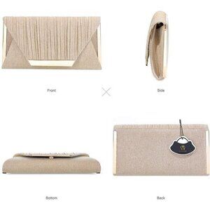 Glitter Clutch Purses for Women Evening Bags and Clutches Flap Envelope Handbags